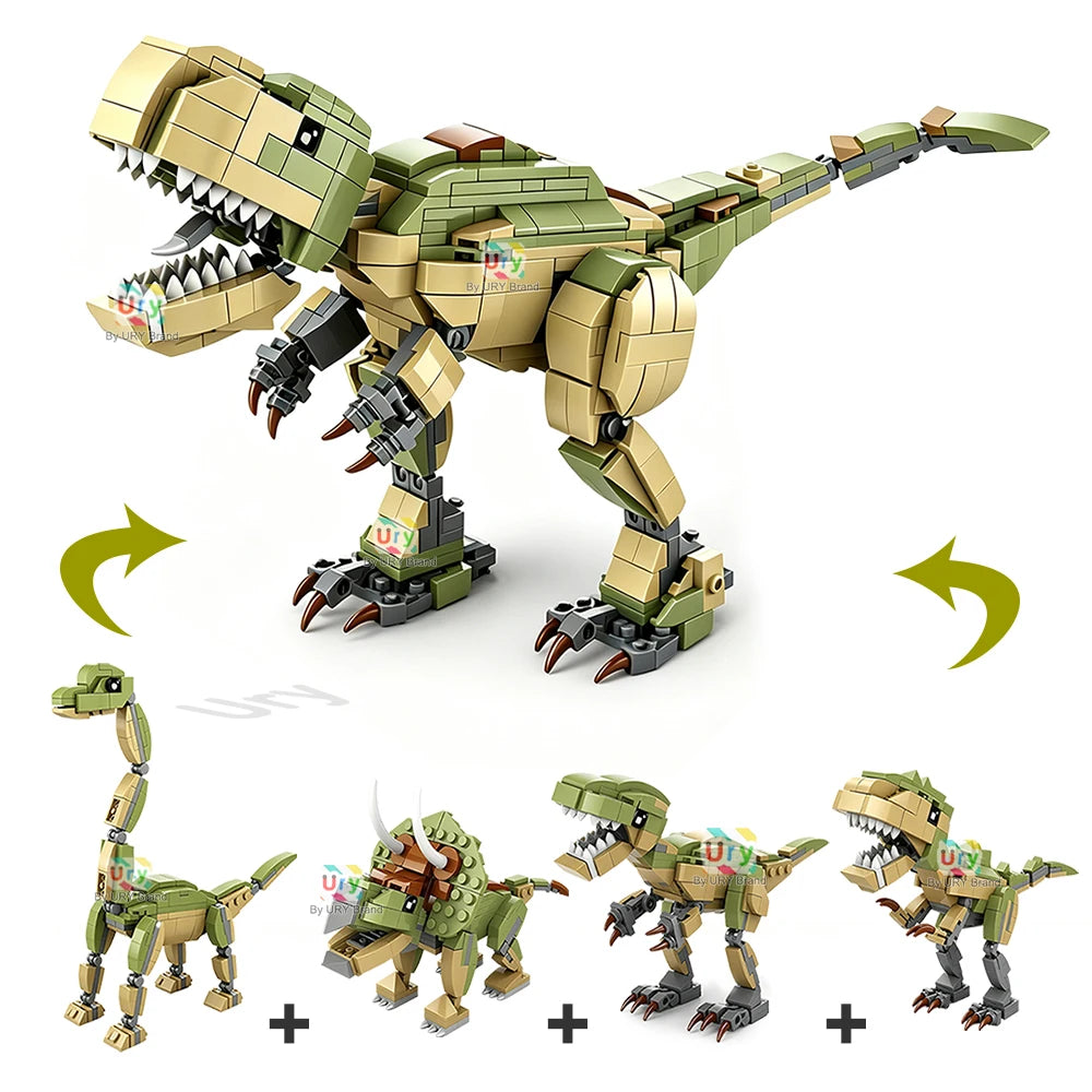 Dinosaur Model Building Block Set