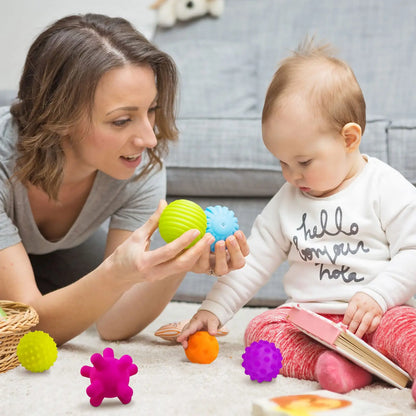 Textured Sensory Ball and Shape Set for Babies