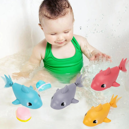 Wind Up Shark Bath Toy for Toddlers