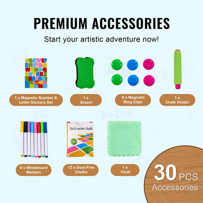 Adjustable Double Sided Art Easel for Kids