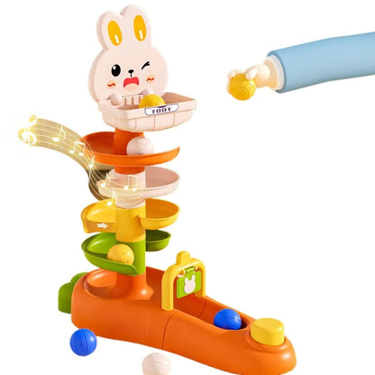 Animal Rolling Ball Drop Tower for Toddlers