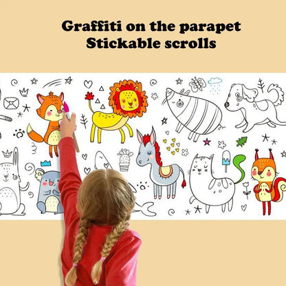 Giant Coloring Paper Roll for Creative Drawing