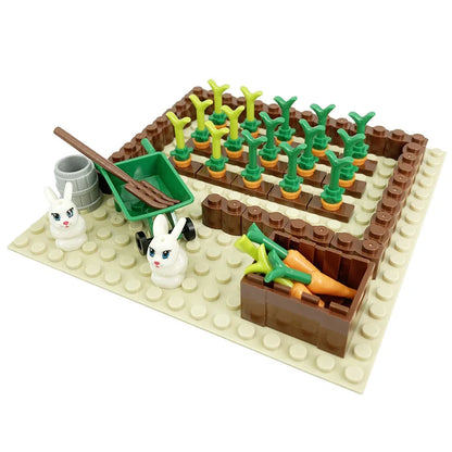Farm Scene Building Block Set