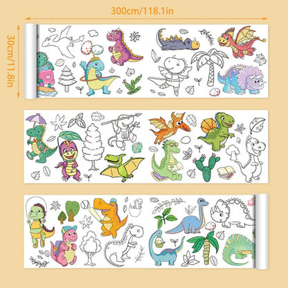 Giant Coloring Paper Roll for Creative Drawing