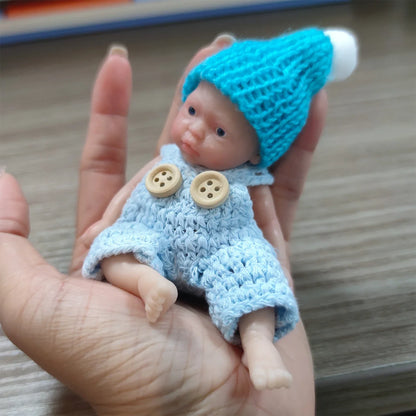 4.5 Inch Full Silicone Mini Reborn Baby Doll