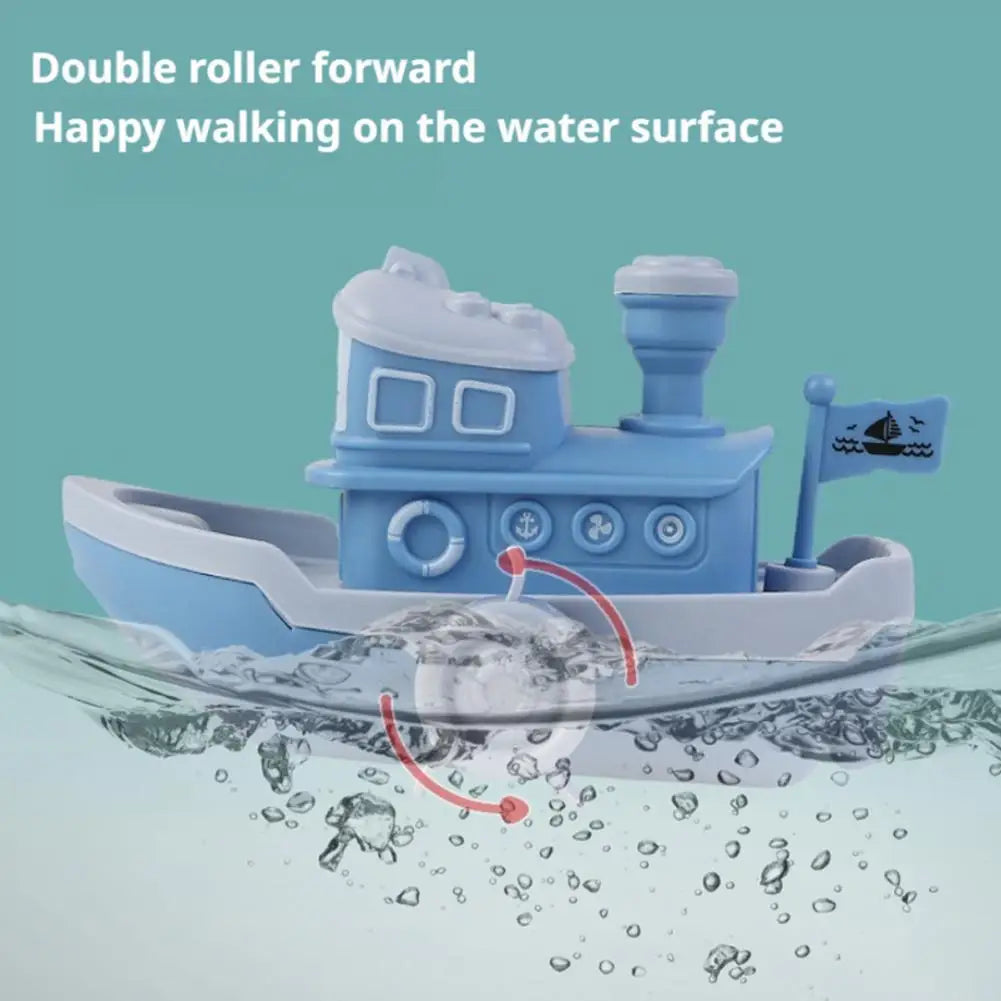 Wind-Up Clockwork Steamer Water Toy