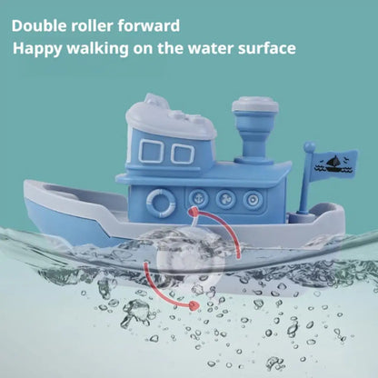 Wind-Up Clockwork Steamer Water Toy