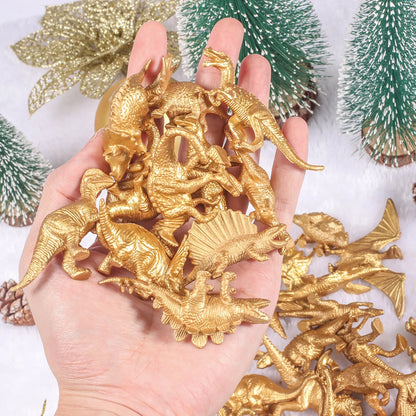 48 Piece Golden Dinosaur Figure Set