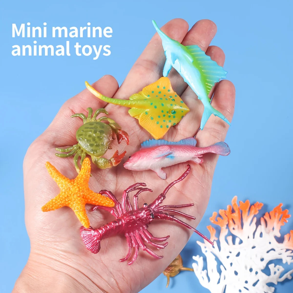 Mini Ocean Sea Life Animal Figure Set