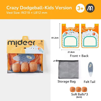 Soft Felt Dodgeball Target Game Set