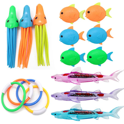 Colorful Pool Diving Toy Set for Kids
