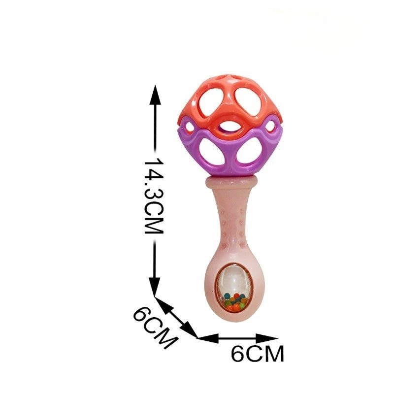 Baby Grasping Ball and Rattle Sensory Toy