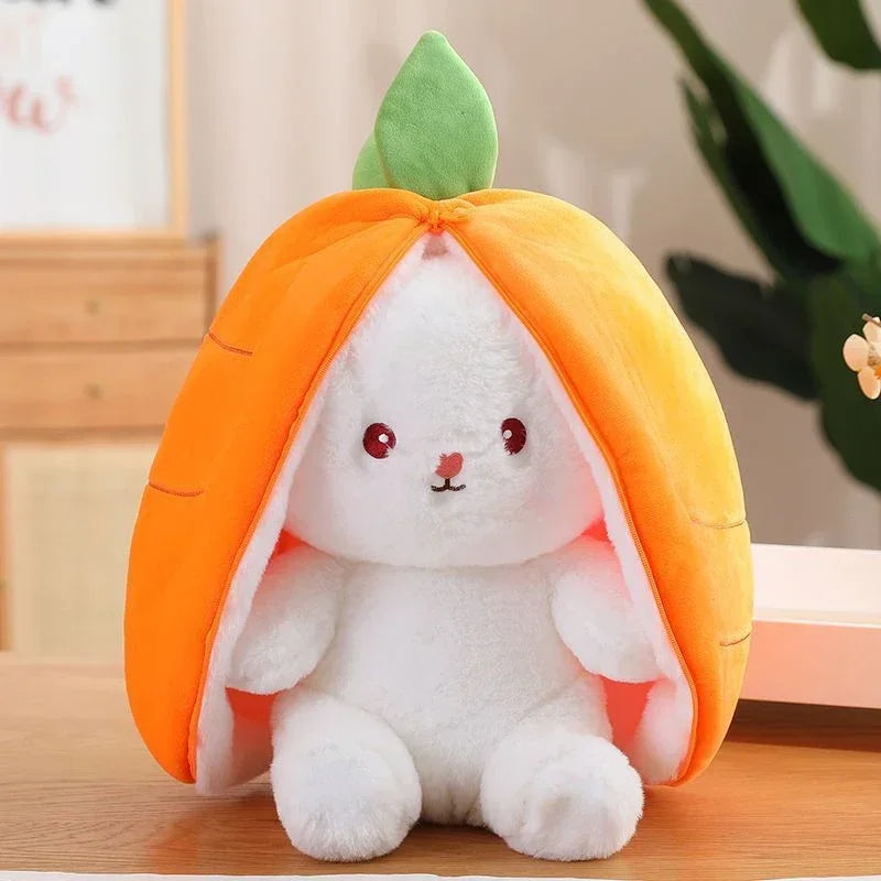 Convertible Fruit Bunny Plush Toy