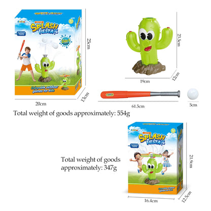 Cactus Sprinkler Toy for Outdoor Water Play