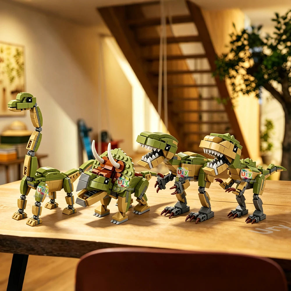 Dinosaur Model Building Block Set