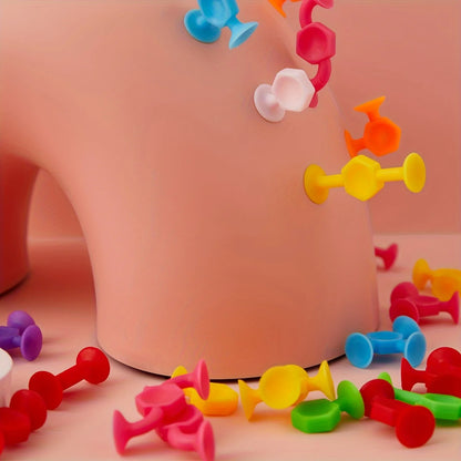 Silicone Suction Building Sensory Toy Set for Kids