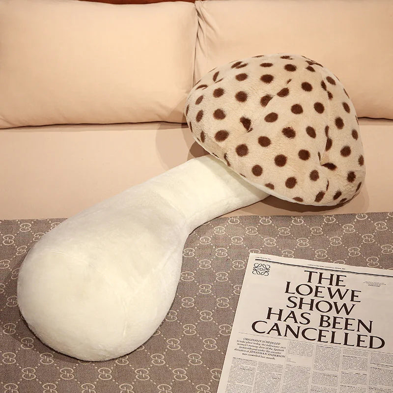 Large Mushroom Plush Pillow