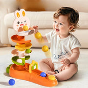 Animal Rolling Ball Drop Tower for Toddlers