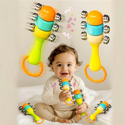 Baby Hand Bell Rattle Sensory Toy
