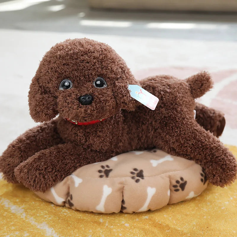 Realistic Puppy Stuffed Plush Toy