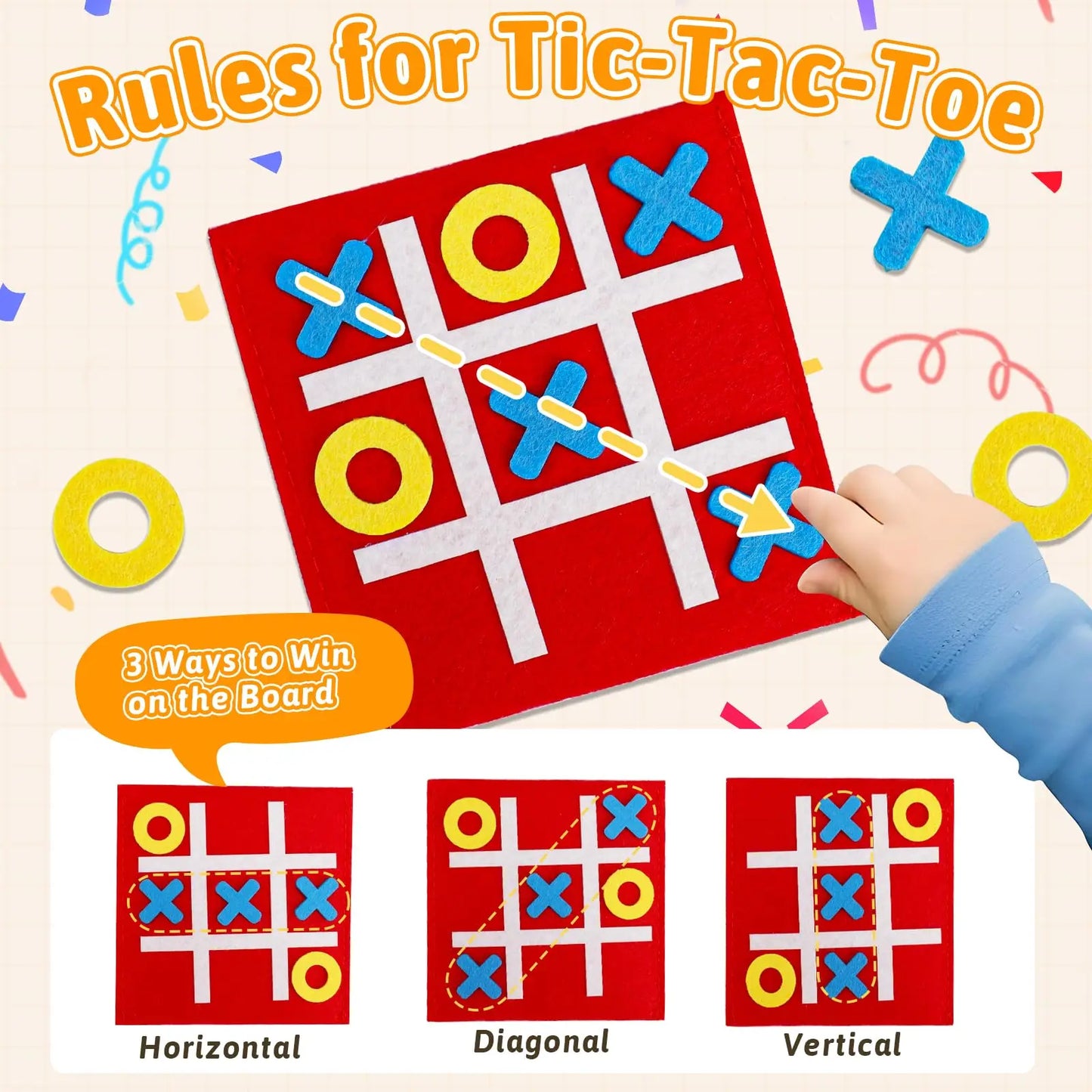 Mini Tic Tac Toe Strategy Game for Kids