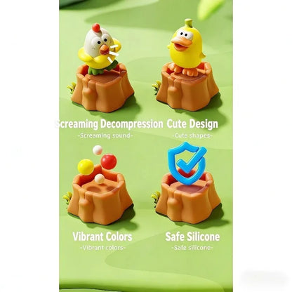 Squeaky Chicken Squeeze Toy for Kids