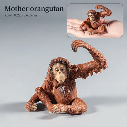 Realistic Orangutan Animal Figure