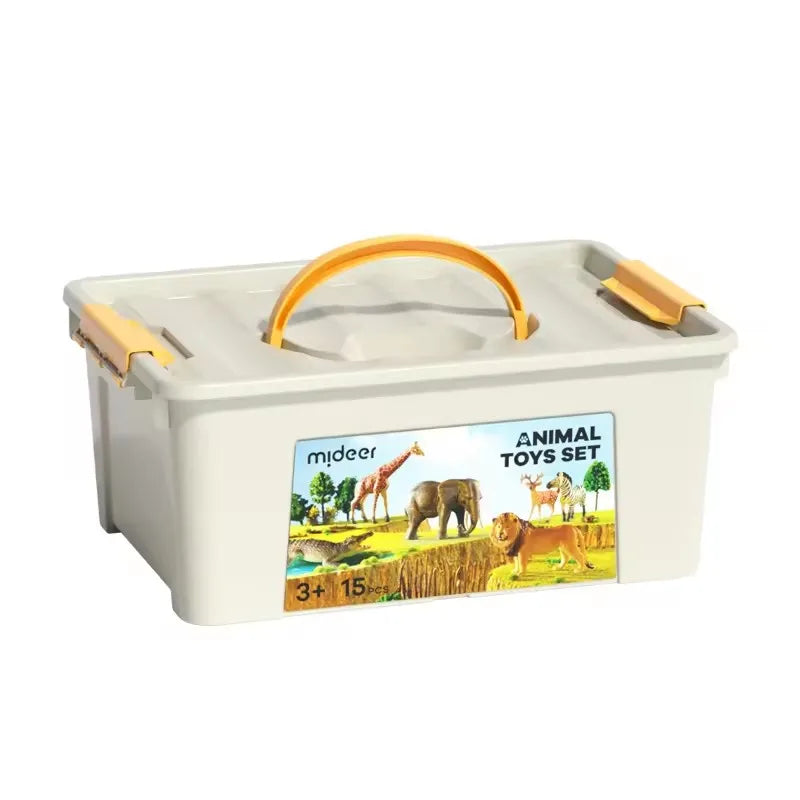 15 Piece Wildlife Animal Figure Set for Kids
