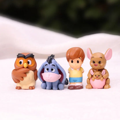 10 Piece Winnie the Pooh Character Figure Set