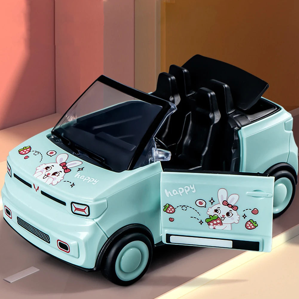 Mini Inertia Powered Car Toy with Opening Doors