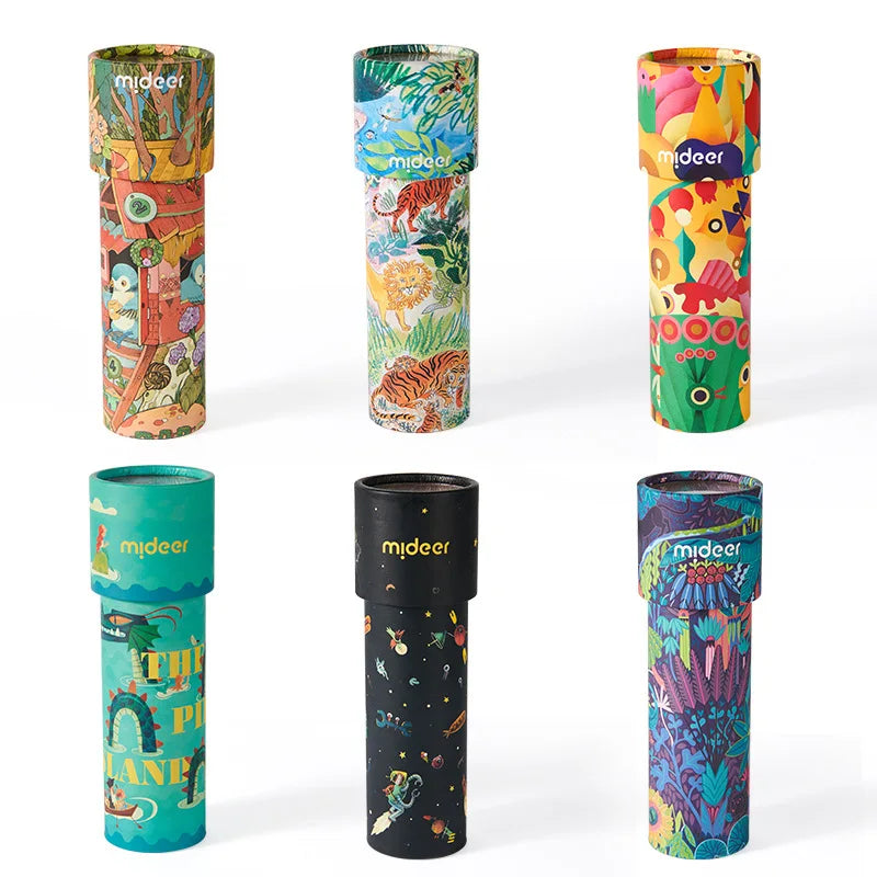 Colorful Rotating Kaleidoscope Toy for Kids