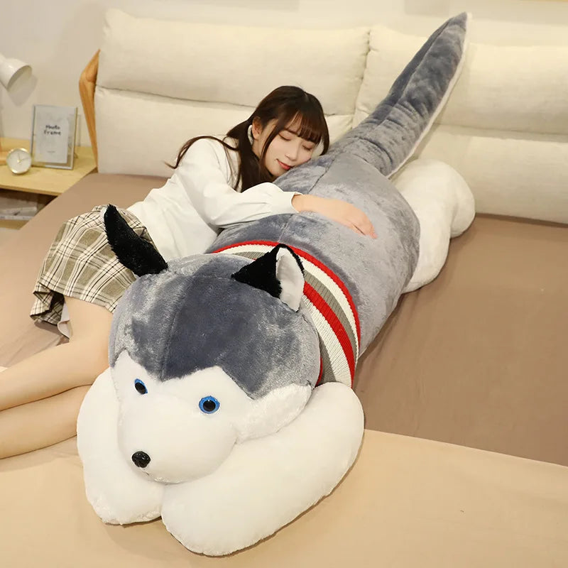 Large Husky Stuffed Plush Toy