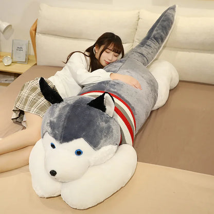 Large Husky Stuffed Plush Toy