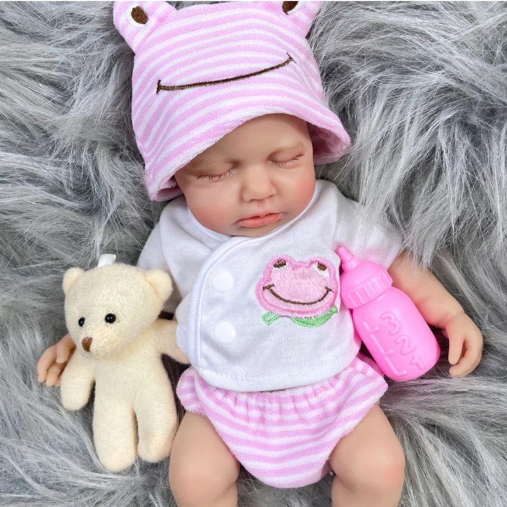 13 Inch Full Silicone Reborn Baby Doll