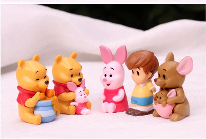 10 Piece Winnie the Pooh Character Figure Set