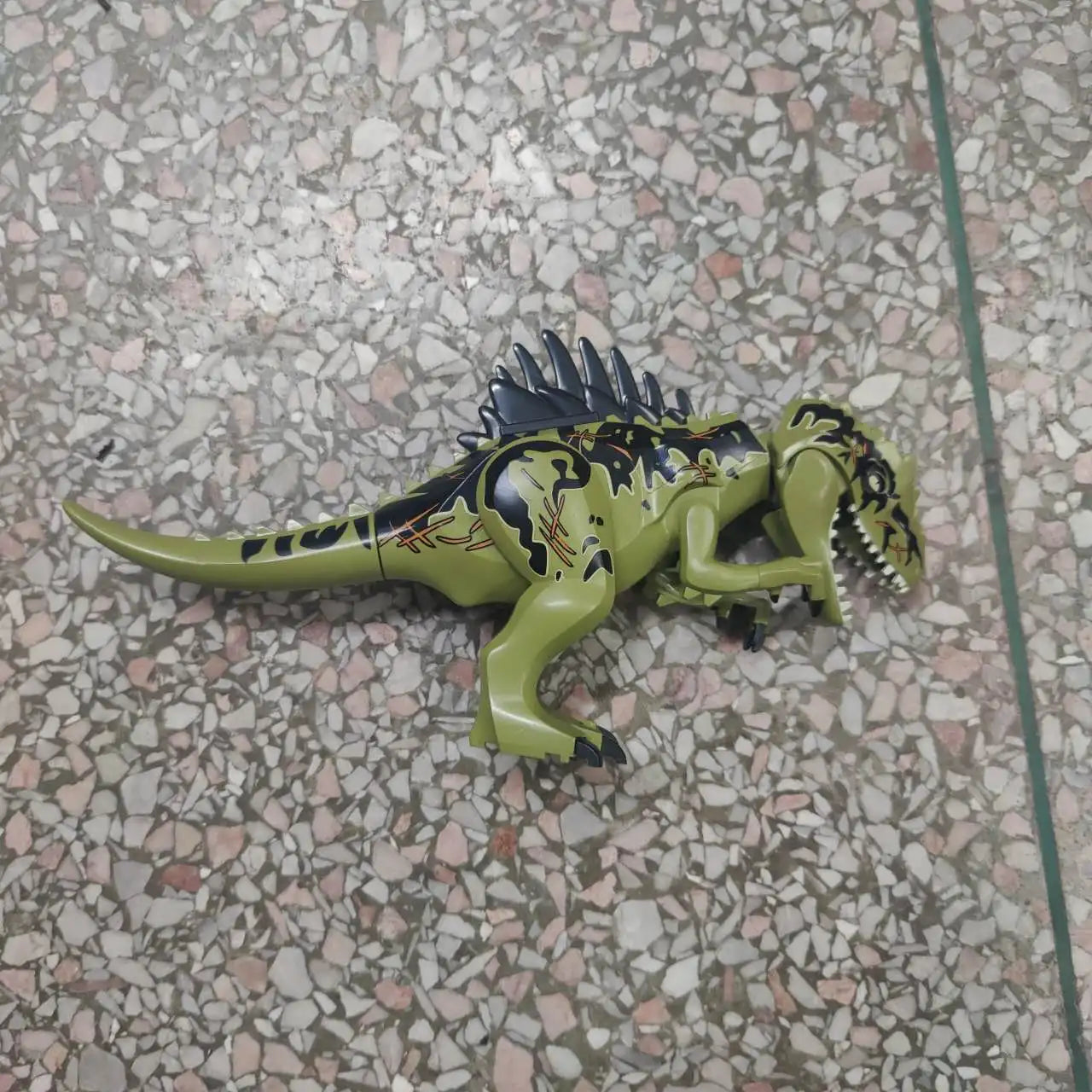 Predatory Dinosaur Building Block Model