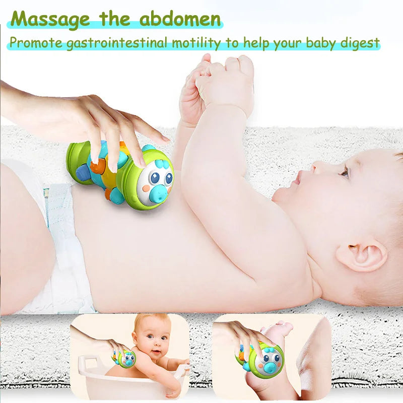 Silicone Crawling Roller Sensory Toy for Babies
