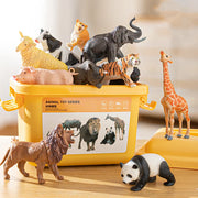 Realistic Farm and Wild Animal Figure Set