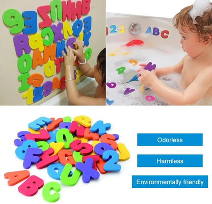 36 Piece Foam Bath Letters and Numbers Set