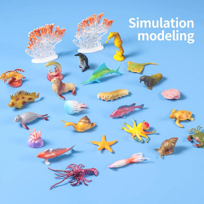 Mini Ocean Sea Life Animal Figure Set