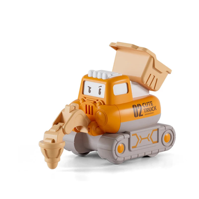 Cartoon Construction Vehicle Toy for Kids