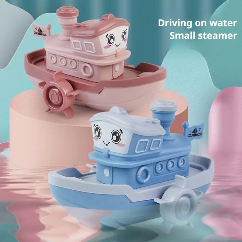 Wind-Up Clockwork Steamer Water Toy