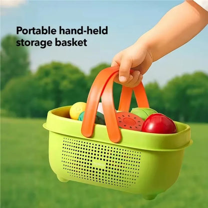 23 Piece Fruit and Vegetable Cutting Play Set