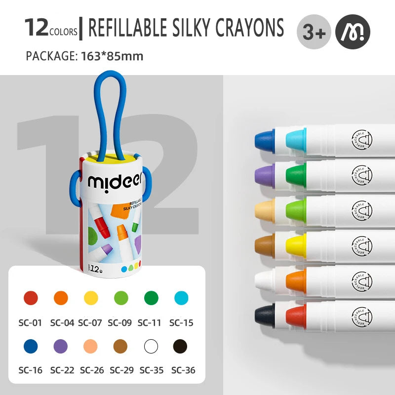 Washable Crayon Set for Kids – 6 to 36 Colors