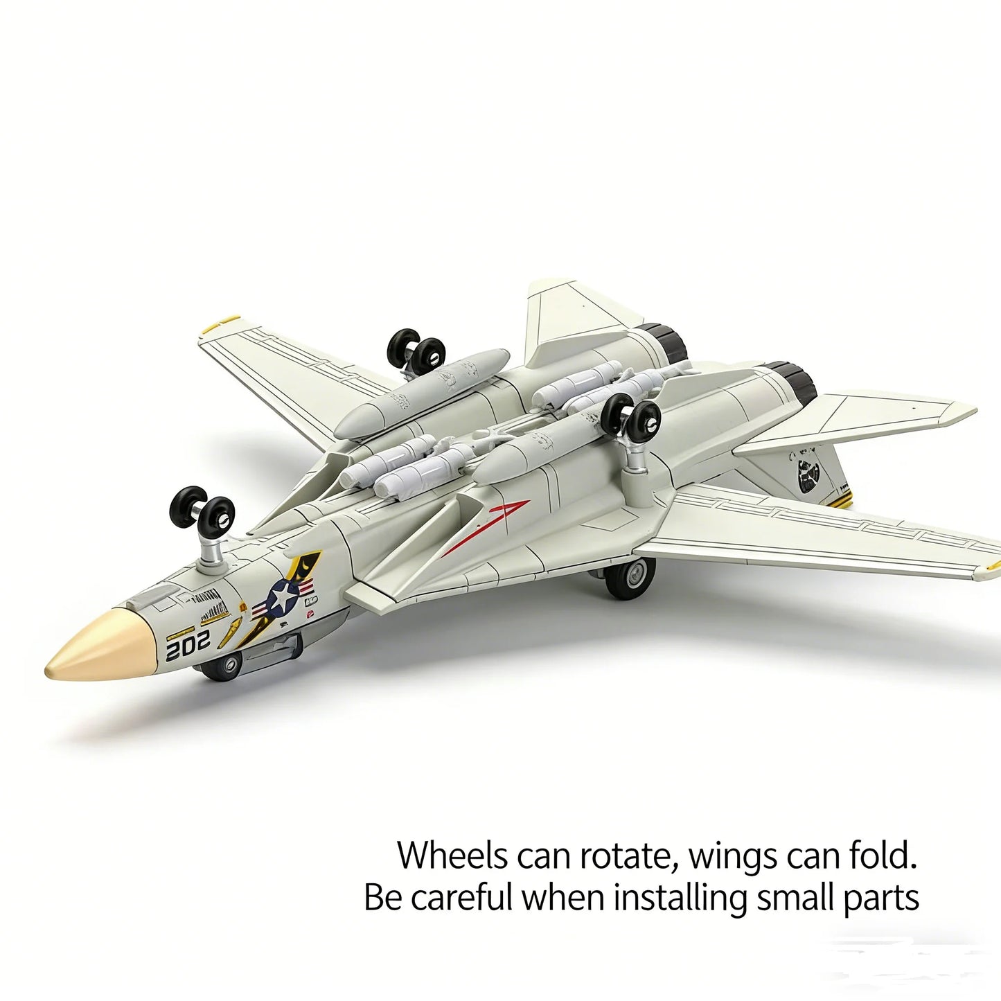 Military Fighter Jet Building Block Model Set
