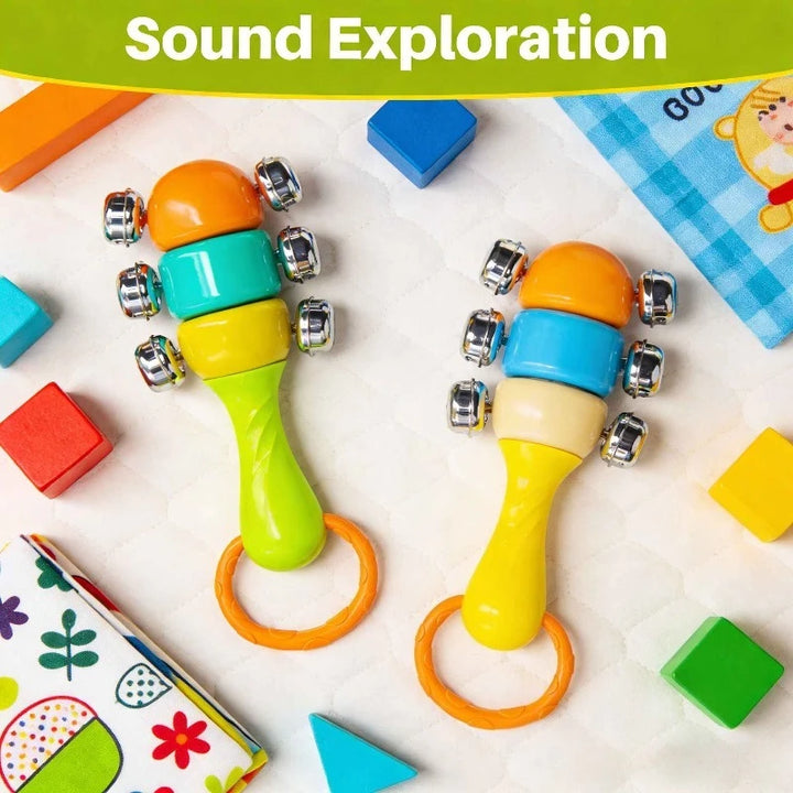 Baby Hand Bell Rattle Sensory Toy