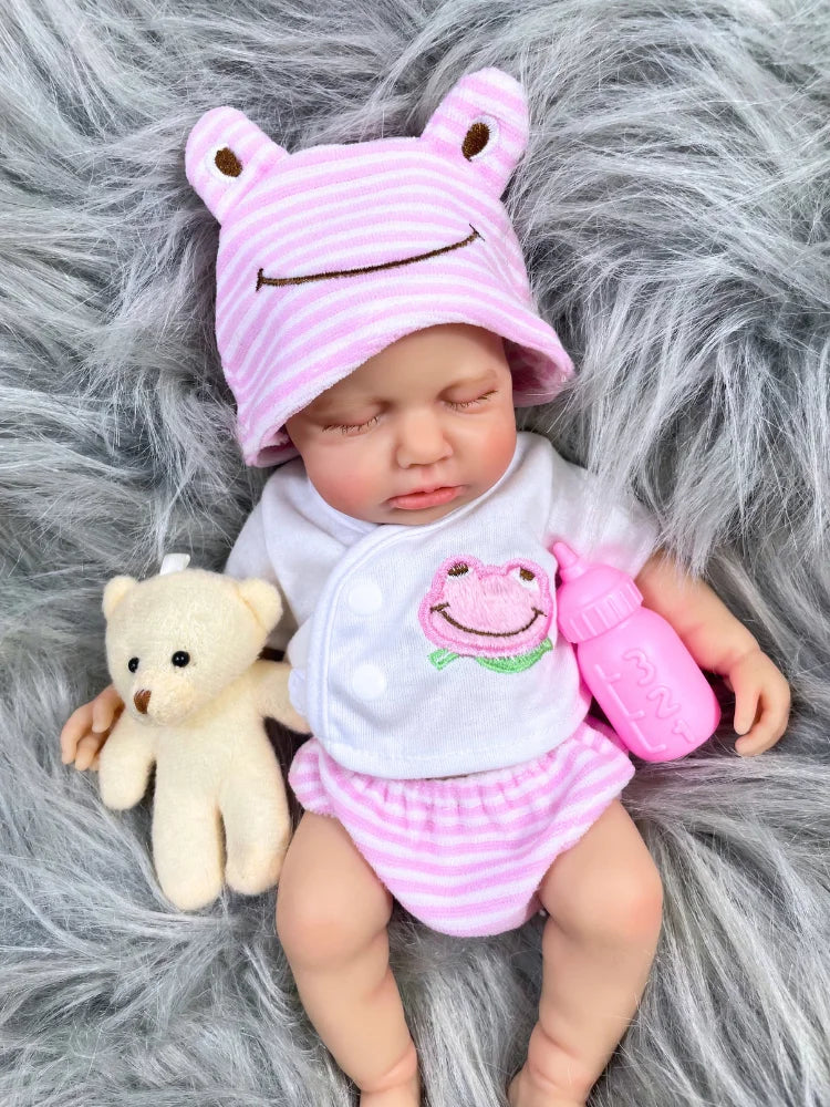 13 Inch Full Silicone Reborn Baby Doll