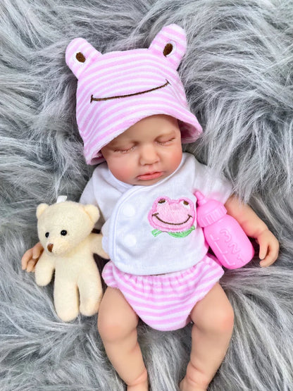 13 Inch Full Silicone Reborn Baby Doll