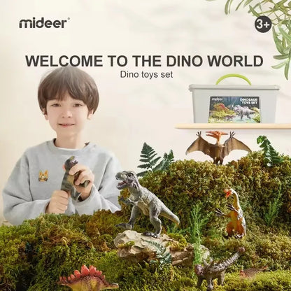 24 Piece Dinosaur Figure Play Set for Kids