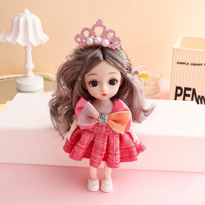 16 cm Jointed Fashion Doll with Multiple Styles